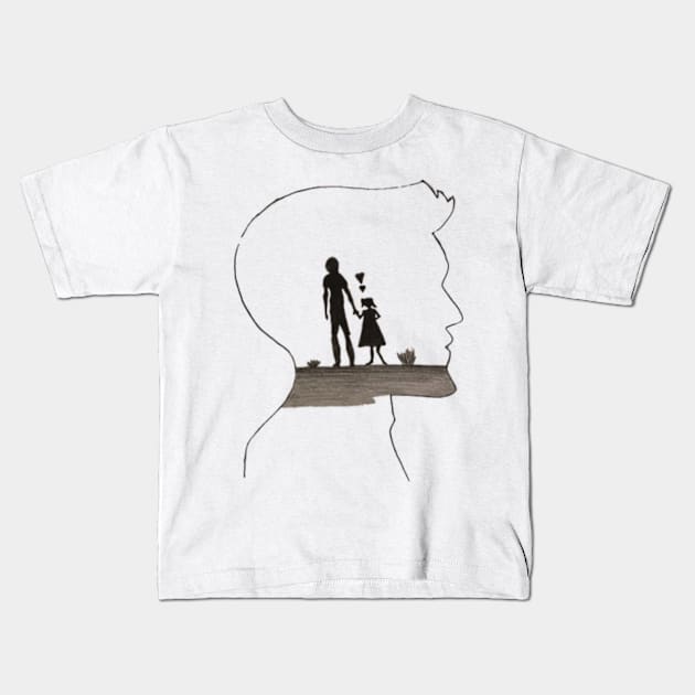 Fathers Day Kids T-Shirt by jordan5L